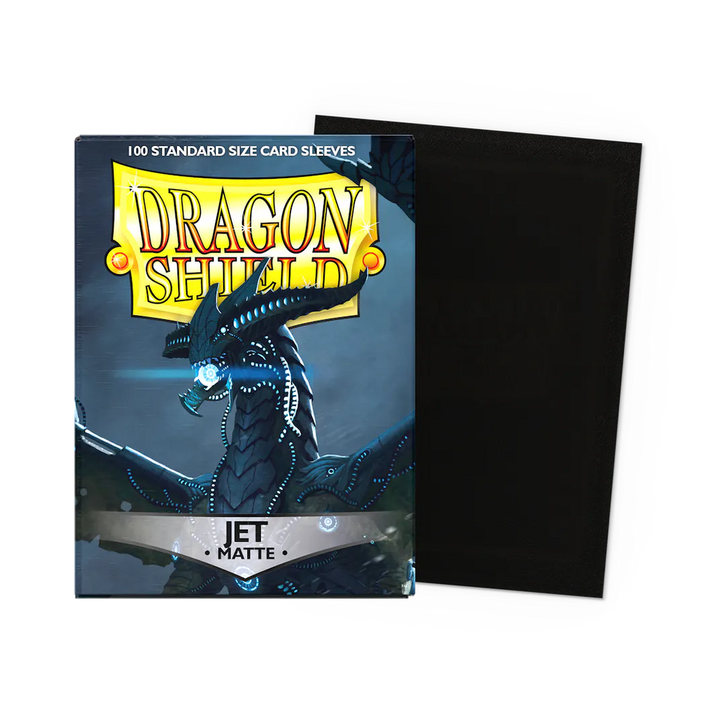 Dragon Shield - Jet Matte Sleeves (100 Count)