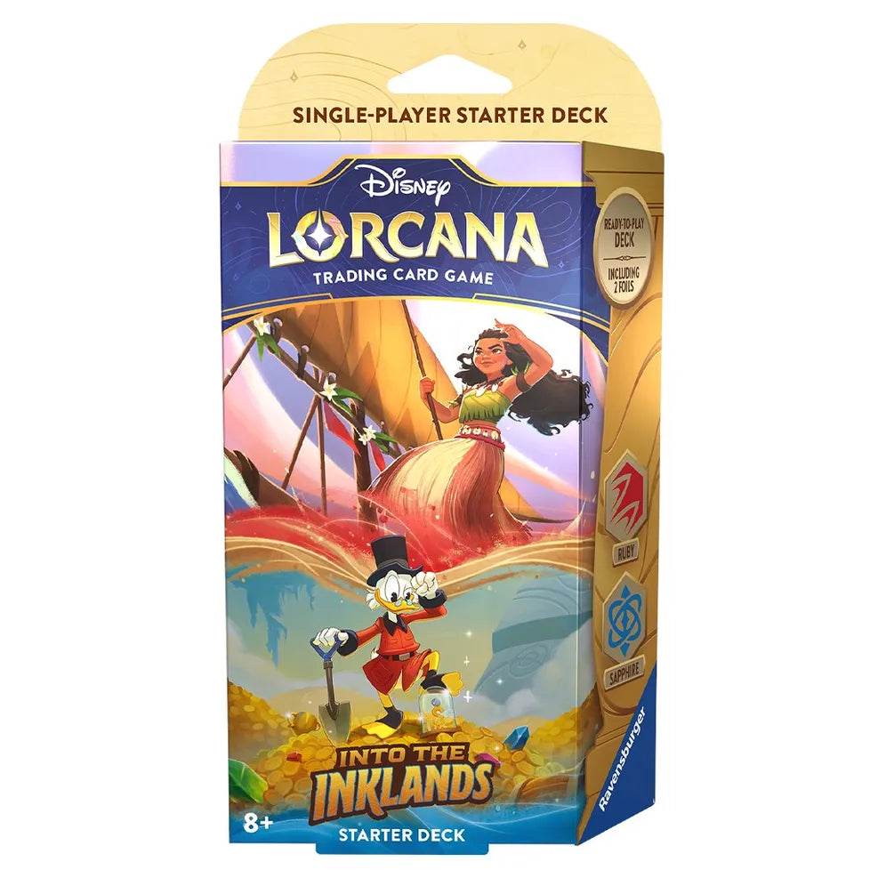 Lorcana TCG: Into the Inklands Starter Deck (Ruby & Sapphire) - Into the Inklands
