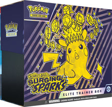 Load image into Gallery viewer, Pokemon TCG: Surging Sparks Elite Trainer Box - SV08
