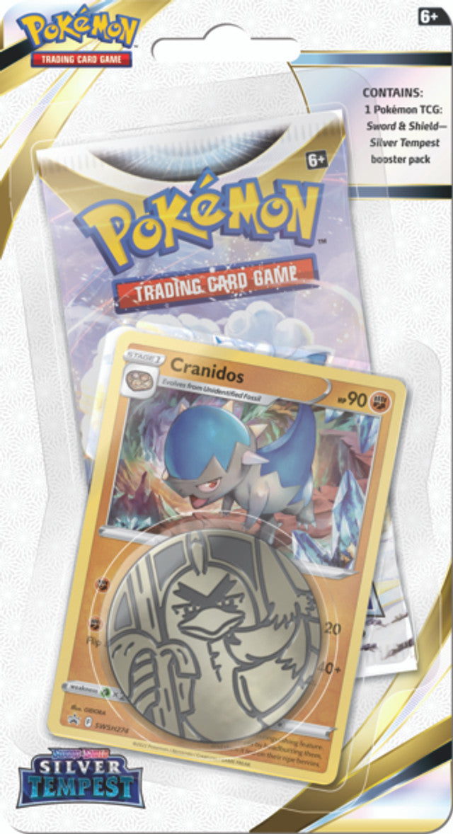 Pokémon TCG: Sword & Shield Silver Tempest Checklane Blister [Random]