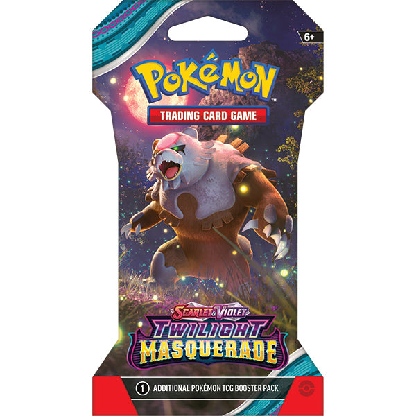 Pokmon TCG: Twilight Masquerade Sleeved Booster Pack - SV06 R.E.V. Collectibles Pokmon TCG: Twilight Masquerade Sleeved Booster Pack - SV06 R.E.V. Collectibles