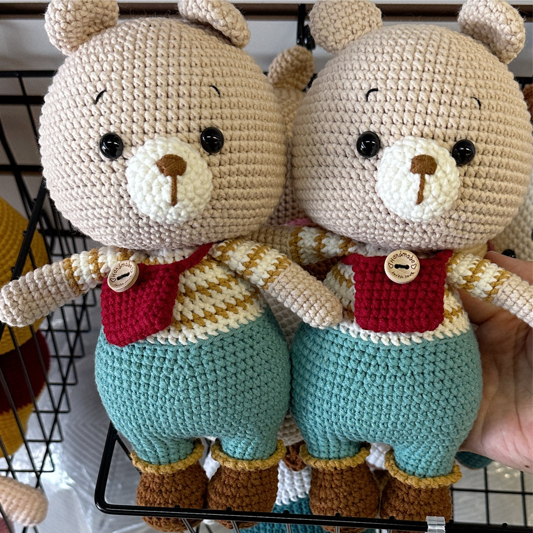Rusty the Adventurer - 25cm Handmade Crochet