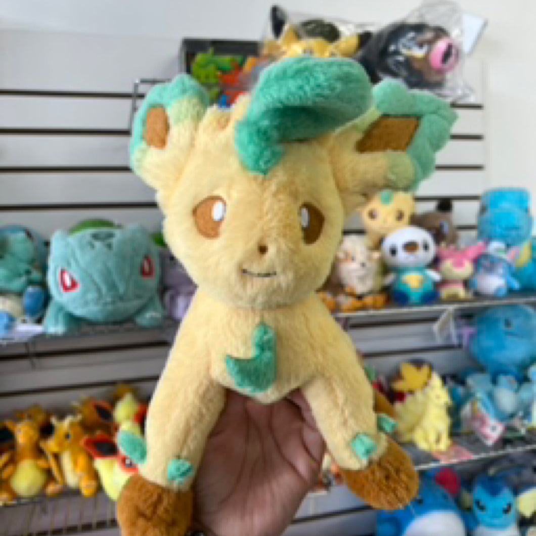 Pokemon Center Original Plush Toy M Leafeon Kutakutatta!