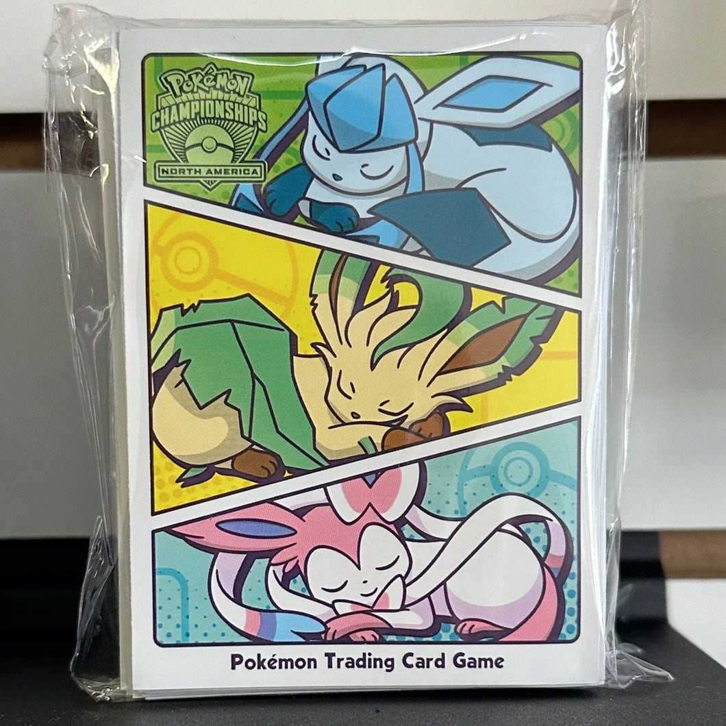Glaceon, Leafeon & Sylveon Card Sleeves (65ct) NAIC 2023 Exclusive