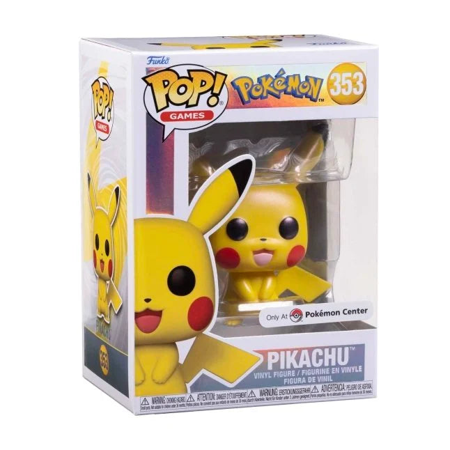 Exclusive Pearlescent Pokemon Center Funko Pop! Games: Pikachu